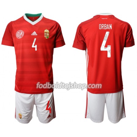 Ungarn ORBAN 4 Børn Hjemme Fodboldsæt 2020 S/S (+ Korte bukser)